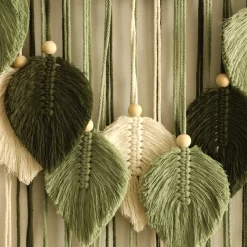 Macrame Leaf Tapestry Boho - Image 2