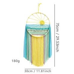 Macrame Tapestry Sunrise Sunset - Image 5