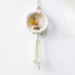 Air Plant Holder Macrame Wall Hanging - Image 2