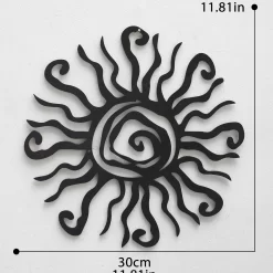 Sun Wood Decor Wall Hanging - Image 5
