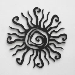 Sun Wood Decor Wall Hanging - Image 2