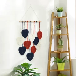 Leaf Tapestry Macrame Wall Hanging Boho - Image 6