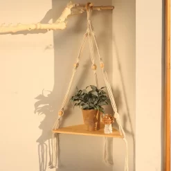 Floating Shelves Wood Stand Boho - Image 2