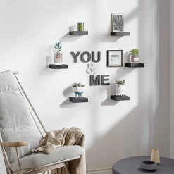 Square Floating Shelf Wood Wall - Image 3