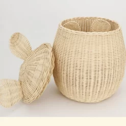 Rattan Woven Storage Basket Mouse - Image 4