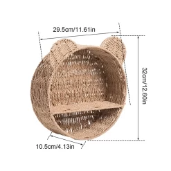 Hanging Woven Rattan Storage - Image 6