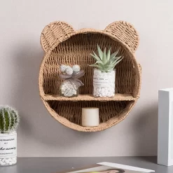 Hanging Woven Rattan Storage - Image 2