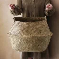 Woven Flower Basket Nordic - Image 6