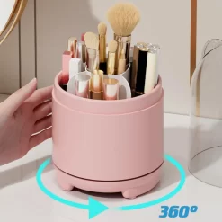 Makeup Brush Storage Box 360° Rotating - Image 6
