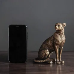 European Vintage Panther Statue - Image 5