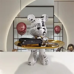 Graffiti Bear Ornament Figurine - Image 2