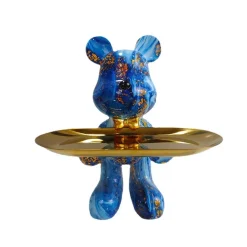 Graffiti Bear Ornament Figurine - Image 4