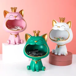 Lucky Cat Statue Table Miniature - Image 3