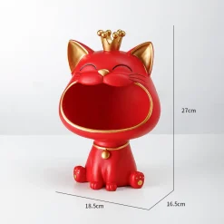 Lucky Cat Statue Table Miniature - Image 5