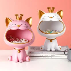 Lucky Cat Statue Table Miniature - Image 4