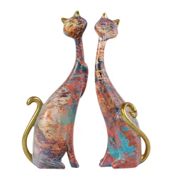 Nordic Graffiti Art Oil Painting Cat - Image 6