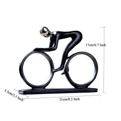 Modern Abstract Resin Bicycler - Image 4