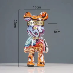 Graffiti Bear Figurine - Image 6