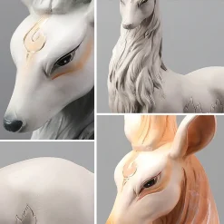 Deer Statue Reindeer Figurines Resin - Image 5