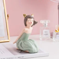Cute Girls Resin Figurines - Image 4