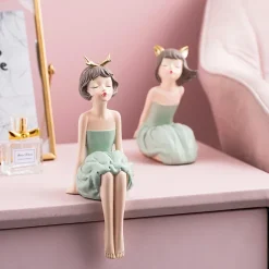 Cute Girls Resin Figurines - Image 3