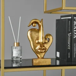Simple Gold Face Statue - Image 6