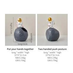 Astronaut Book End Ornament Nordic - Image 5