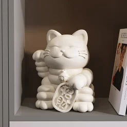 Ceramic Lovely Lucky Cat Piggy - Image 5
