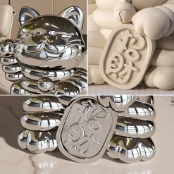 Ceramic Lovely Lucky Cat Piggy - Image 6