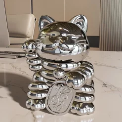 Ceramic Lovely Lucky Cat Piggy - Image 4