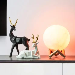 Modern Style Resin Animal Sculpture - Image 5
