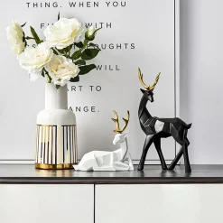 Modern Style Resin Animal Sculpture - Image 4