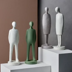 Nordic Style Couple Figure Sculpture - Image 2