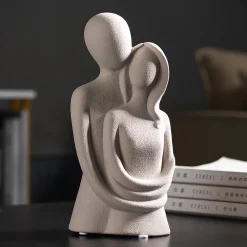 Nordic Style Couple Figure Sculpture - Image 5
