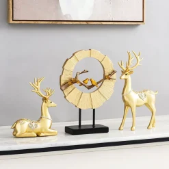 European Artistic Deer Ornaments - Image 6