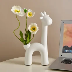 Ceramic Deer Vase - Image 3