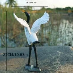 Garden Statue Crane Sculptures - Image 4