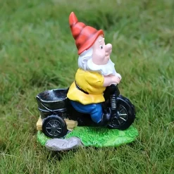 Flower Dwarf Courtyard Statue - Image 3