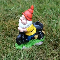 Flower Dwarf Courtyard Statue - Image 6