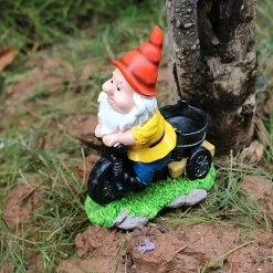 Flower Dwarf Courtyard Statue - Image 4