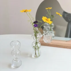 Spherical Flower Glass Vases - Image 4