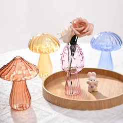 Mushroom Glass Flower Vase - Image 4