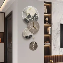 Luxury Wall Clocks Art Mural Led - Image 2