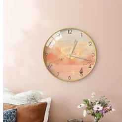 Aesthetic Wall Watch Metal Wall Art - Image 2