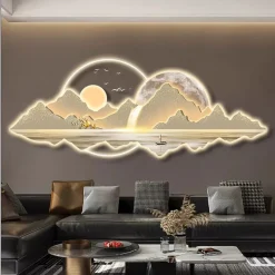 Wall Clocks Art Mural Led - Image 2