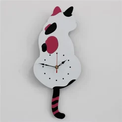 Cat Luxury Wall Clocks Art Mural - Image 2