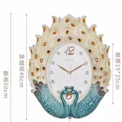 Wall Clocks Peacock Nordic - Image 6