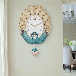 Wall Clocks Peacock Nordic - Image 4
