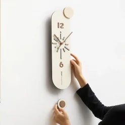 Oriental Art Silent Wall Clock - Image 4