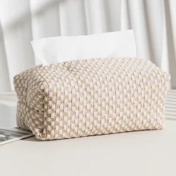 Simple Linen Tissue Box - Image 3